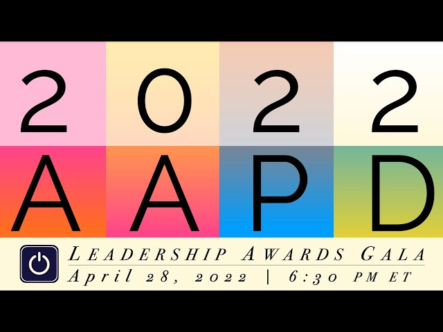 2022 AAPD Virtual Awards Gala  (With Audio Description, ASL Interpretation and Captions)